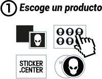 Escoge un producto en Sticker Center